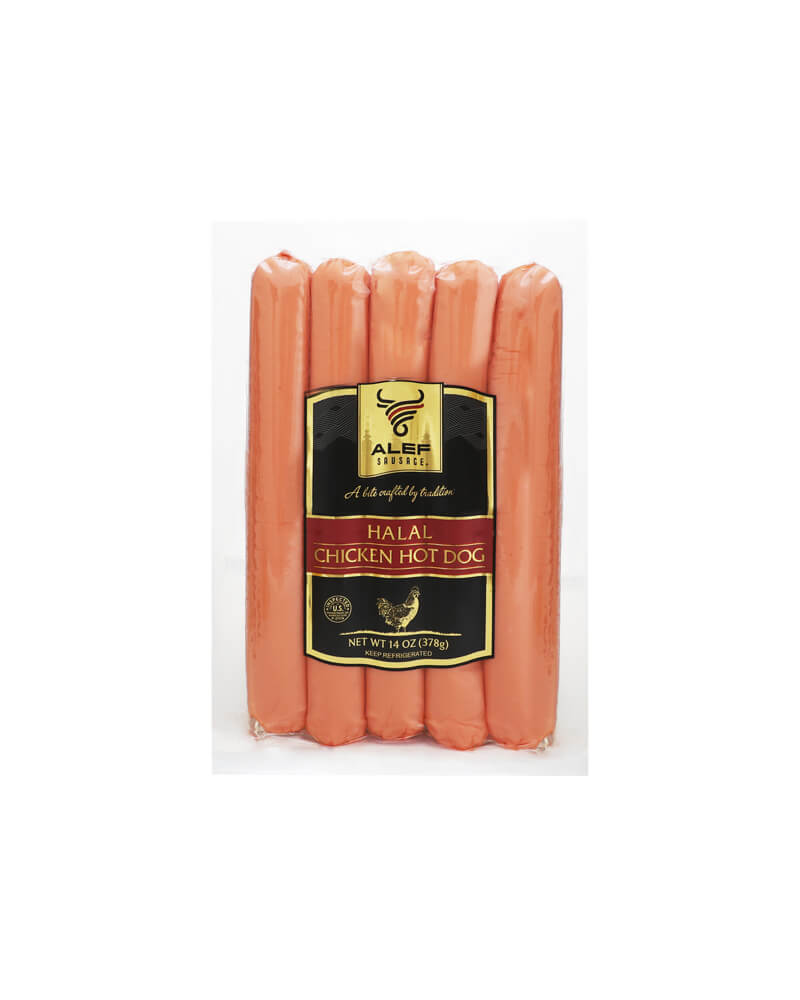 Alef - Halal-Hot Dog Chicken 397gr