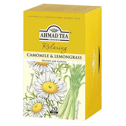 Tea Herbal Camomile and Lemongrass –  20 Tea Bags – 1.9 oz (54 gr)