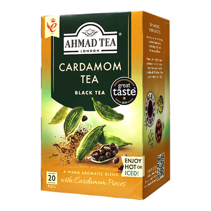 Tea Black Cardamon –  20 Tea Bags – 1.9 oz (54 gr)