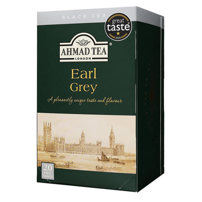 Tea Black Earl Grey –  20 Tea Bags – 1.9 oz (54 gr)