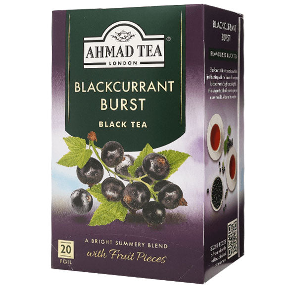 Ahmad Tea Black Blackcurrant –  20 Tea Bags