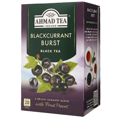 Tea Black Blackcurrant –  20 Tea Bags – 1.9 oz (54 gr)
