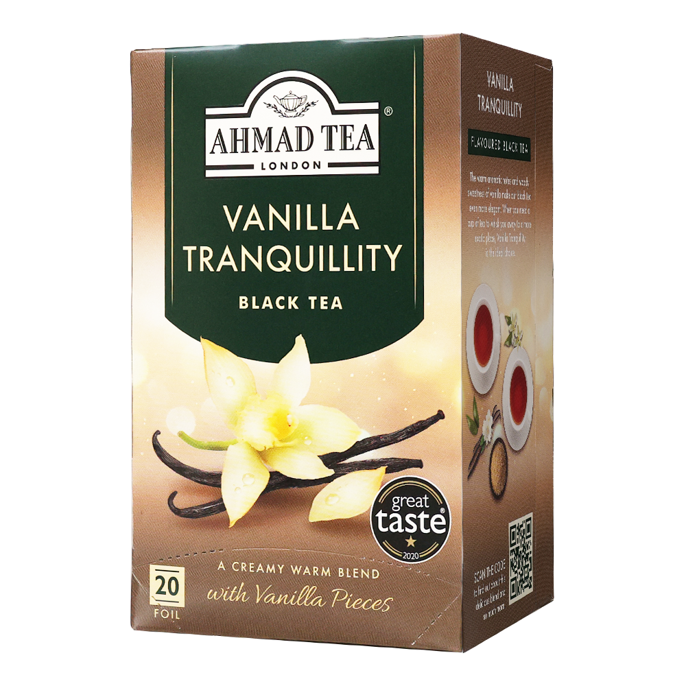 Tea Black Vanilla Tranquility – Box – 20 Tea Bags