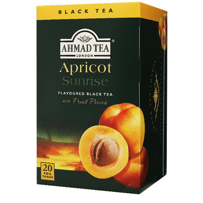 Tea Black Apricot Sunrise –  20 Tea Bags – 1.9 oz (54 gr)