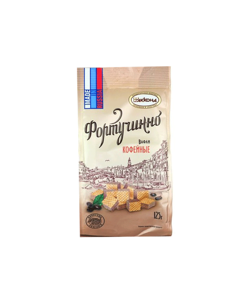 Akkond - Wafers Cubes Fortuchino With Coffee 125gr