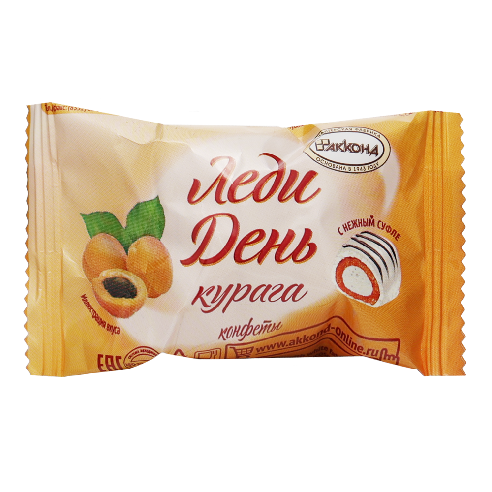 Candy Choco Lady Day with Apricot – 1lb (453gr)