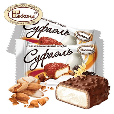 Candy Choco Dessert Sufael Creamy with Almond Chopped – 1lb (454g)