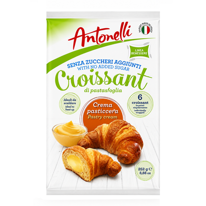 Croissant Custard Cream –  Sugar Free – 8.89 oz (252gr)