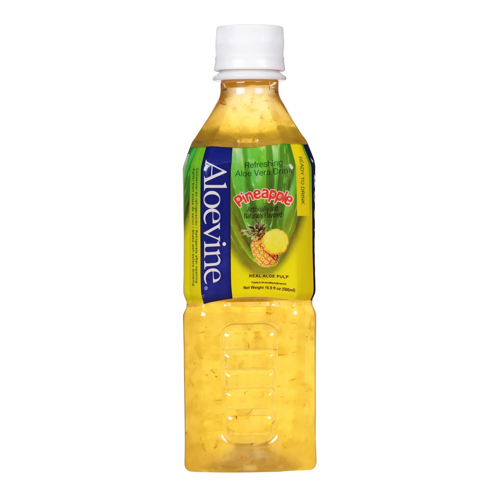 Drink Real Pulp – Aloe and Pineapple – 16.91 oz (500 ml)