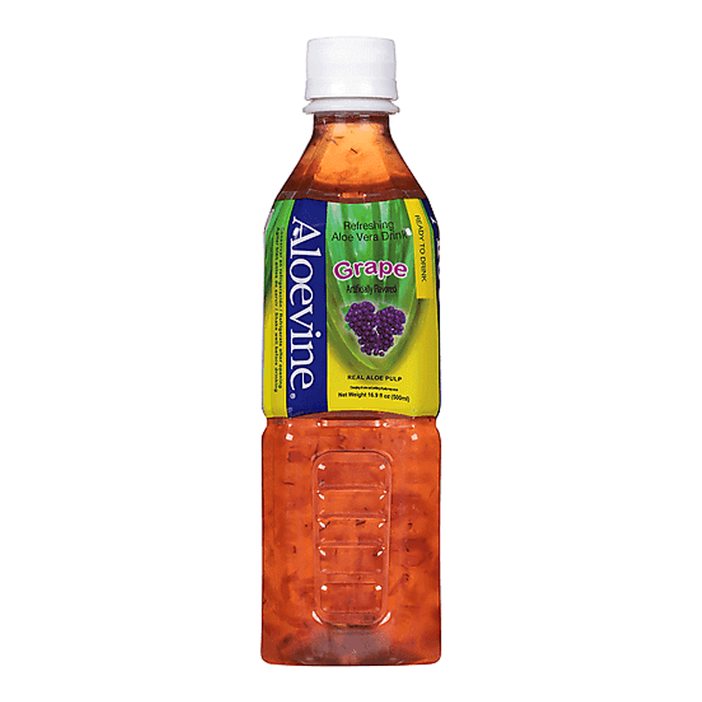 Drink Real Pulp – Aloe and Grape – 16.91 oz (500 ml)