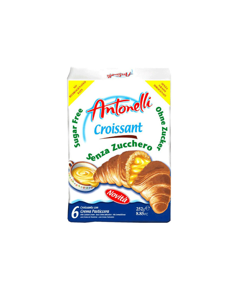 Antonelli - Croissant (Sugar Free) Creamy 6ct 250gr