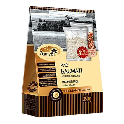 Grains Rice Basmati and Flax Seeds – 9.88 oz (280gr)