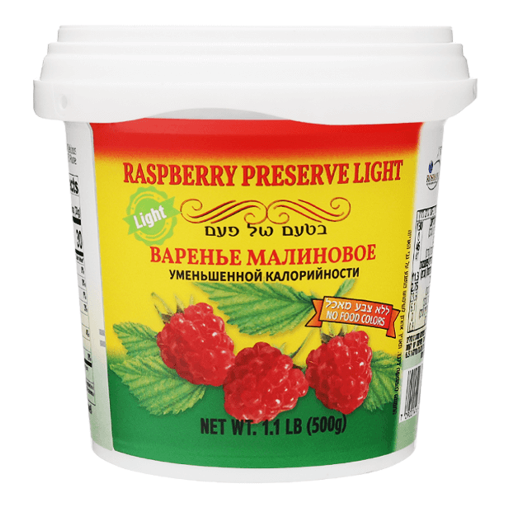 Preserve Israel Light Raspberry – 17.64 oz (500gr)