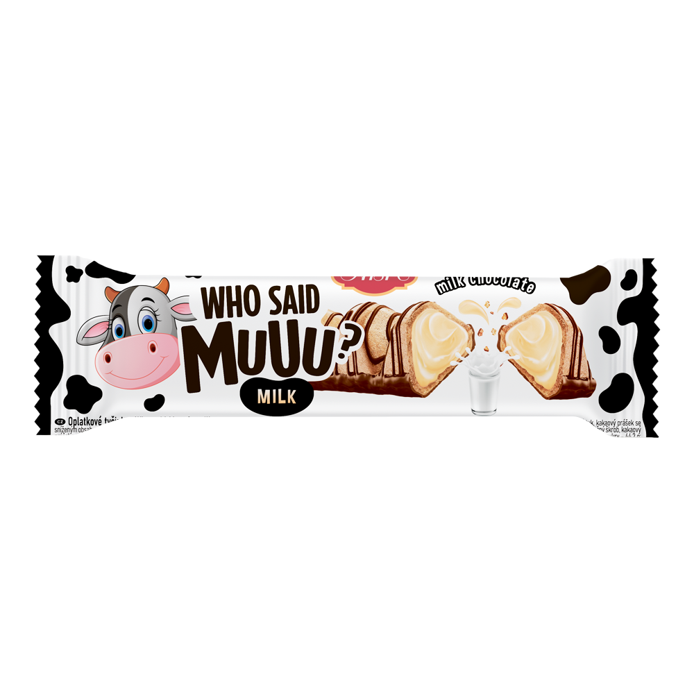 Wafers Bar Who Said Muu? with Milk – 0.78 oz (22 gr)