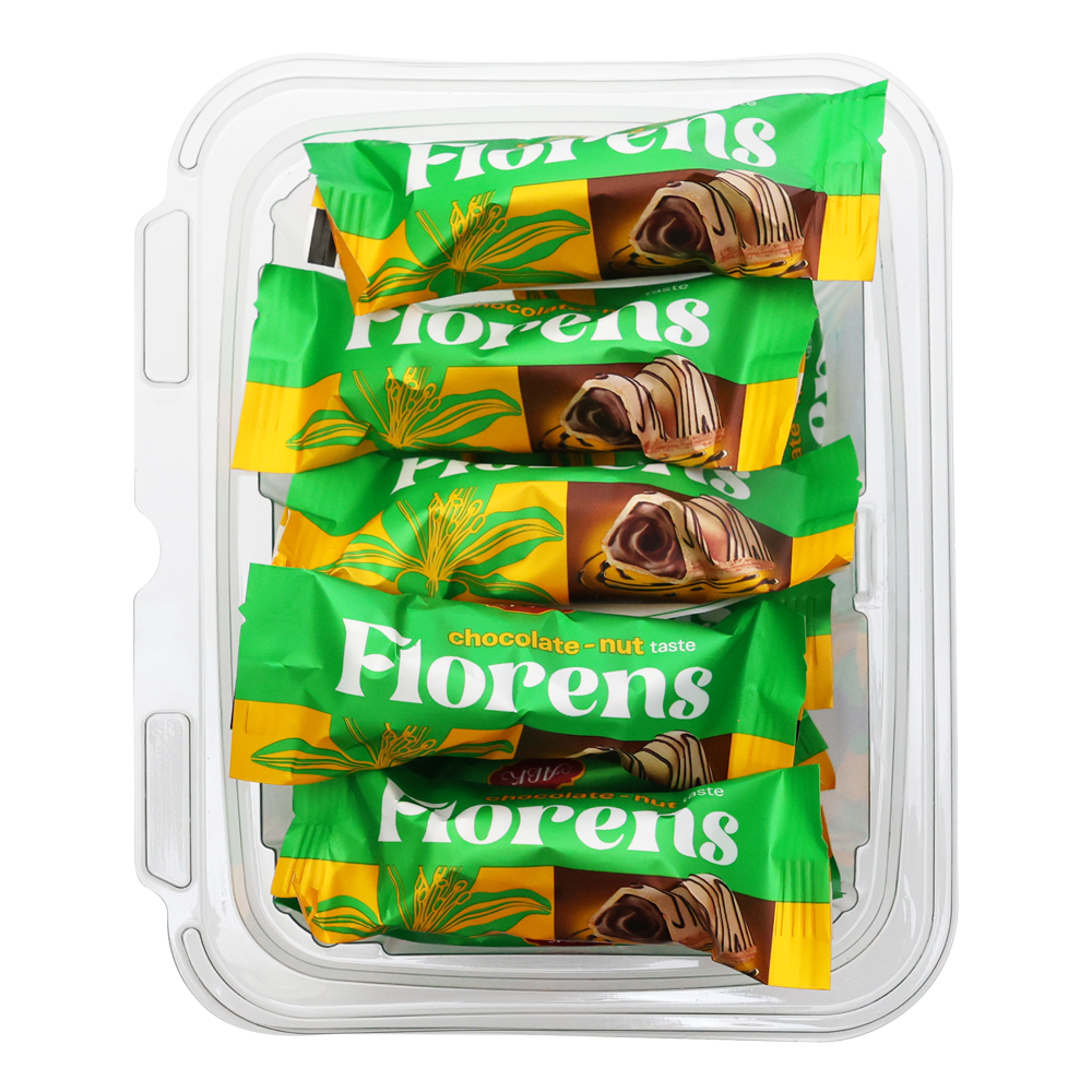 Candy Wafers Florens – With Chocolate & Nuts – 1lb (453gr)