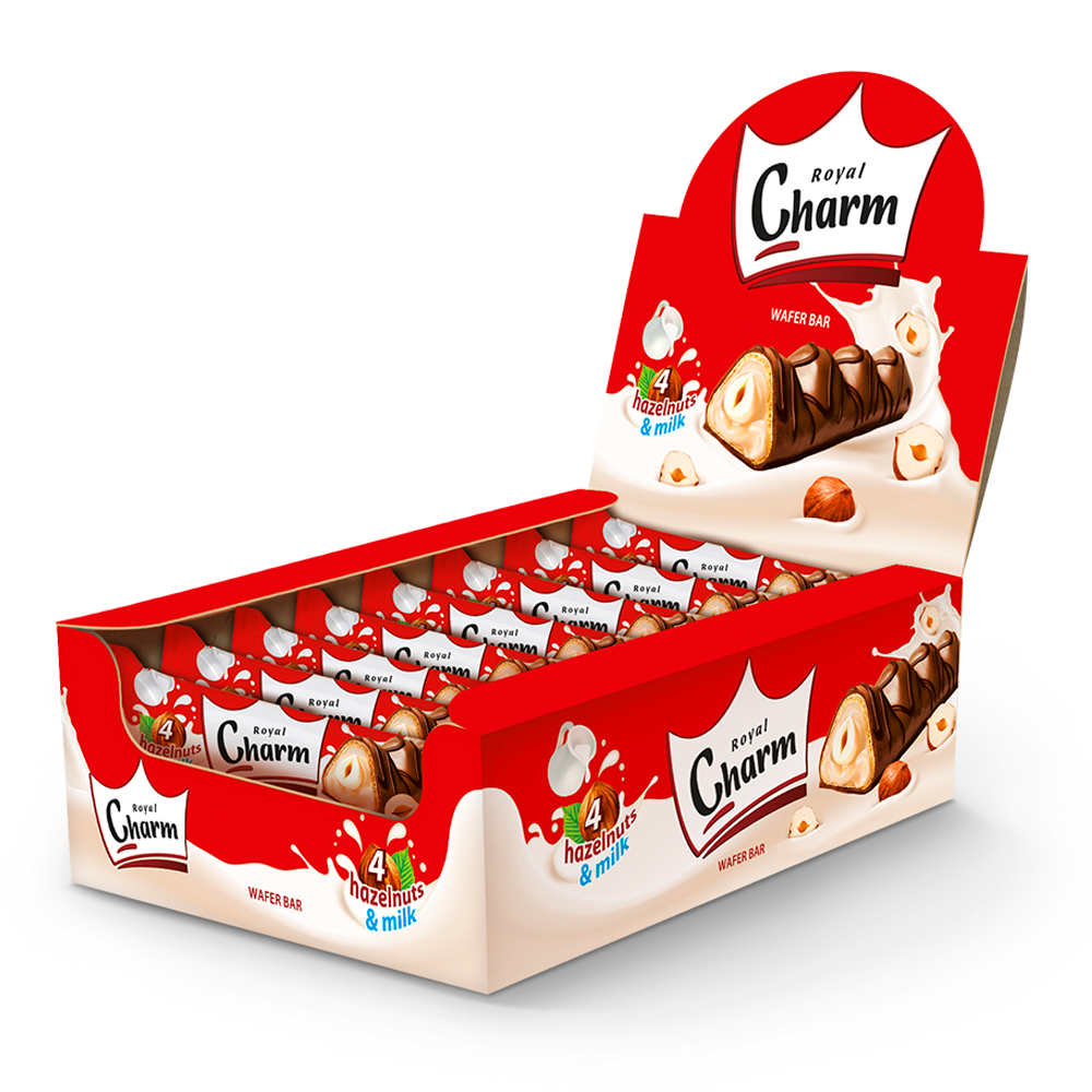 Wafers Bar Royal Charm with Hazelnut – 1.02 oz (29 gr)