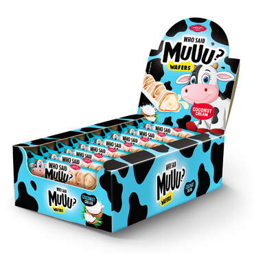Wafers Bar Who Said Muu? with Coconut Cream – 0.78 oz (22 gr)