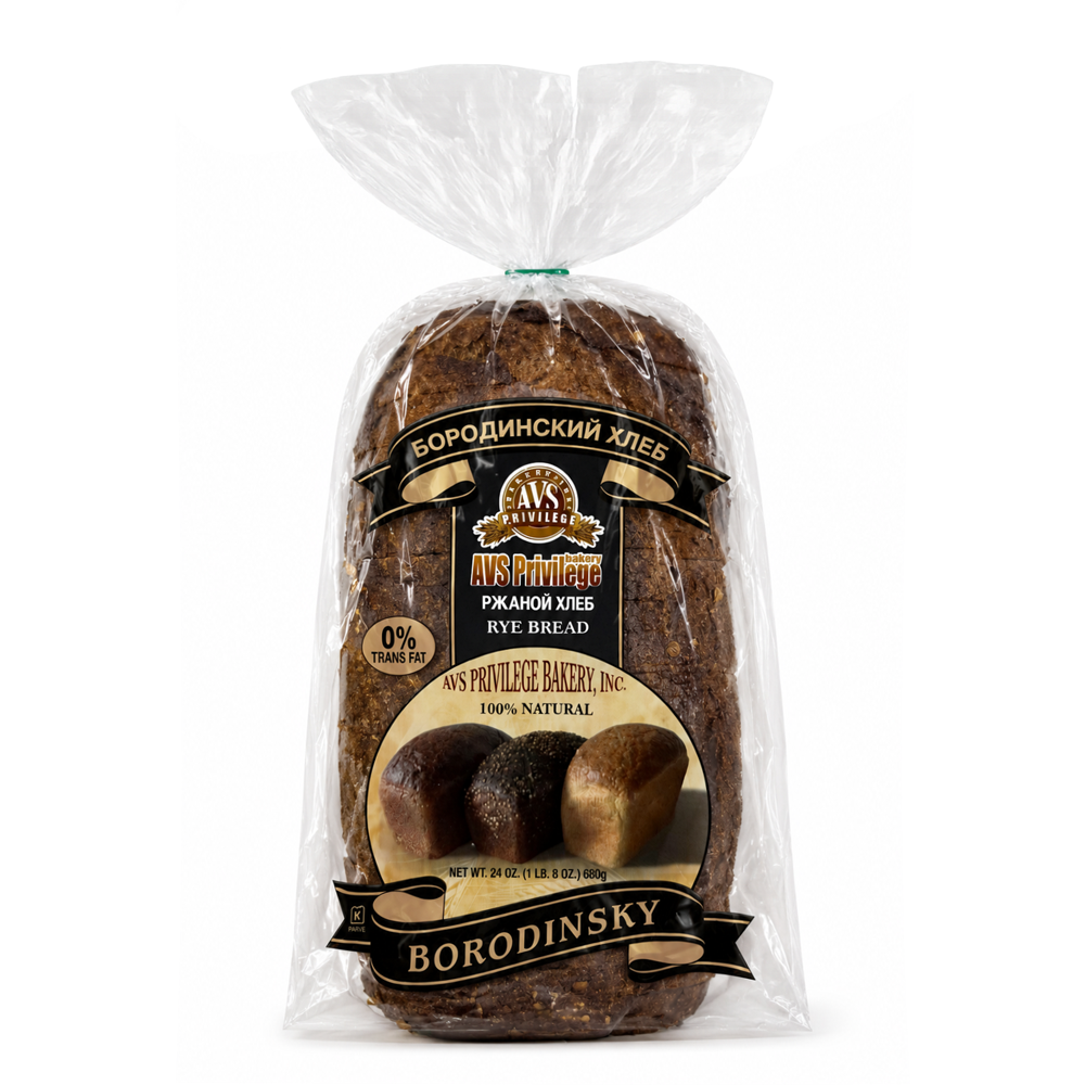Bread Borodinskiy — Sliced — 1.5 lb (680 g)