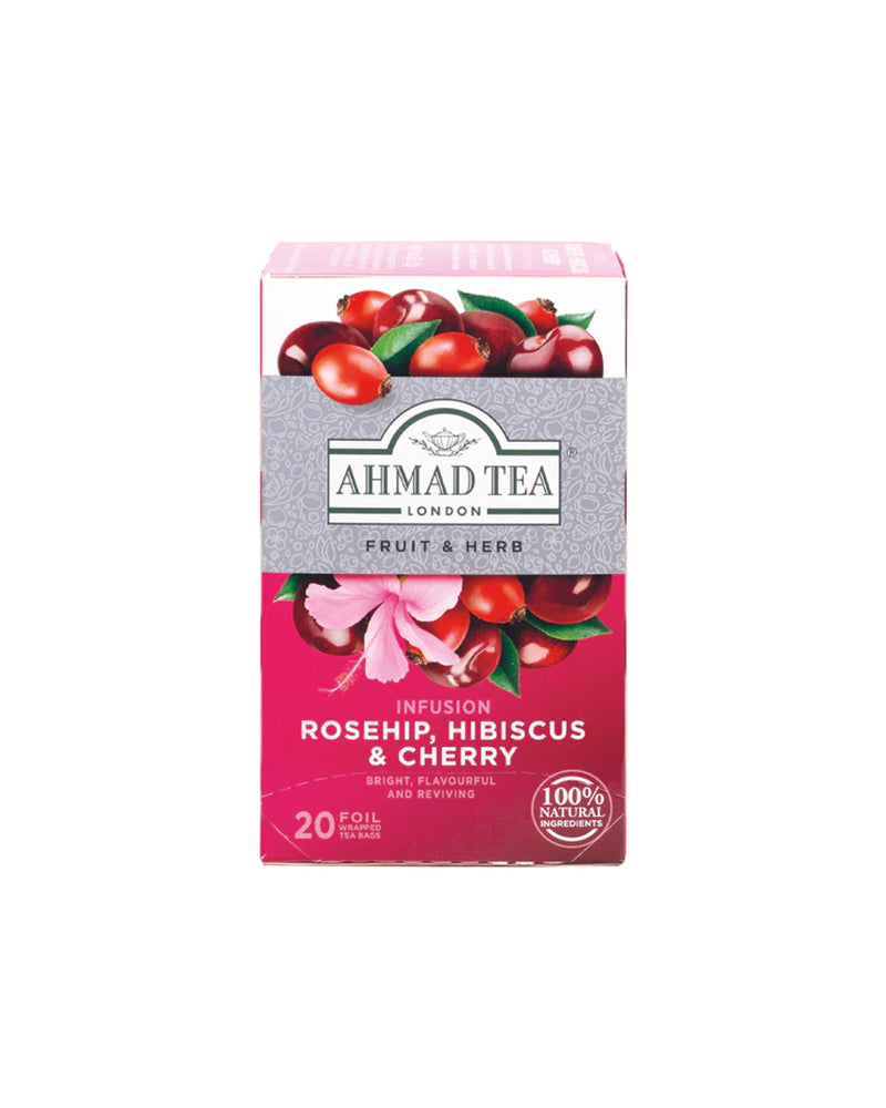 Ahmad - Tea Herbal Rosehip+Hibiscus+Cherry 20tb