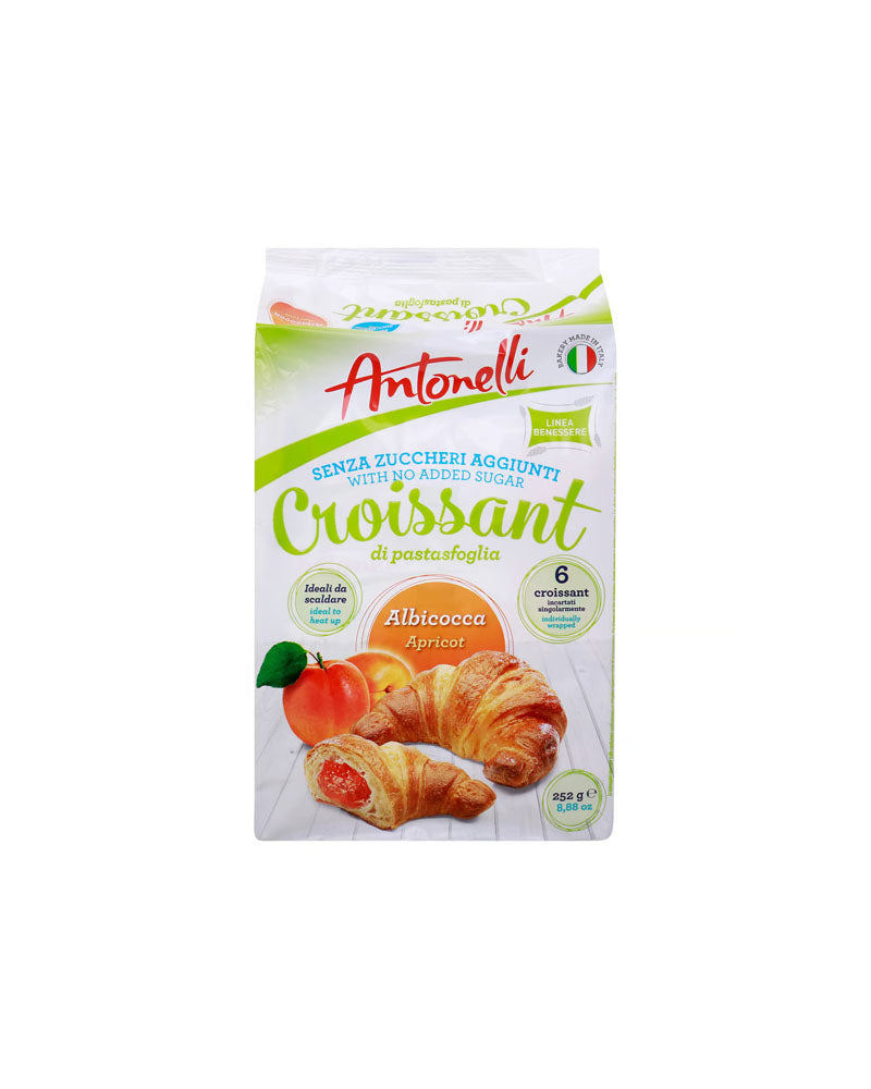 Antonelli - Croissant (Sugar Free) Apricot 6ct 250gr