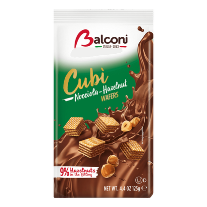 Wafers Cubi Hazelnuts – 8.82 oz (250gr)