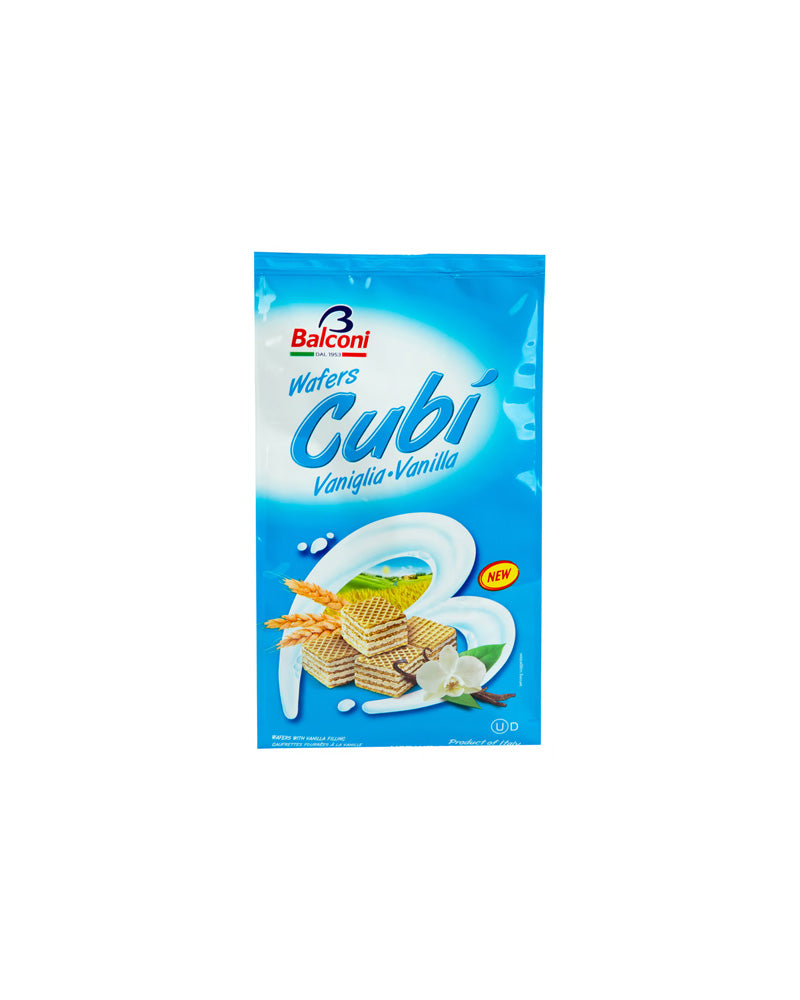 Balconi - Wafers Cubi Vanilla 250gr