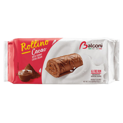 Sponge Rollino with Cocoa – 7.83 oz (222gr)