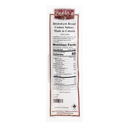 Salami Cooked Drogobitska –  Pre Pack –   Sold by Weight