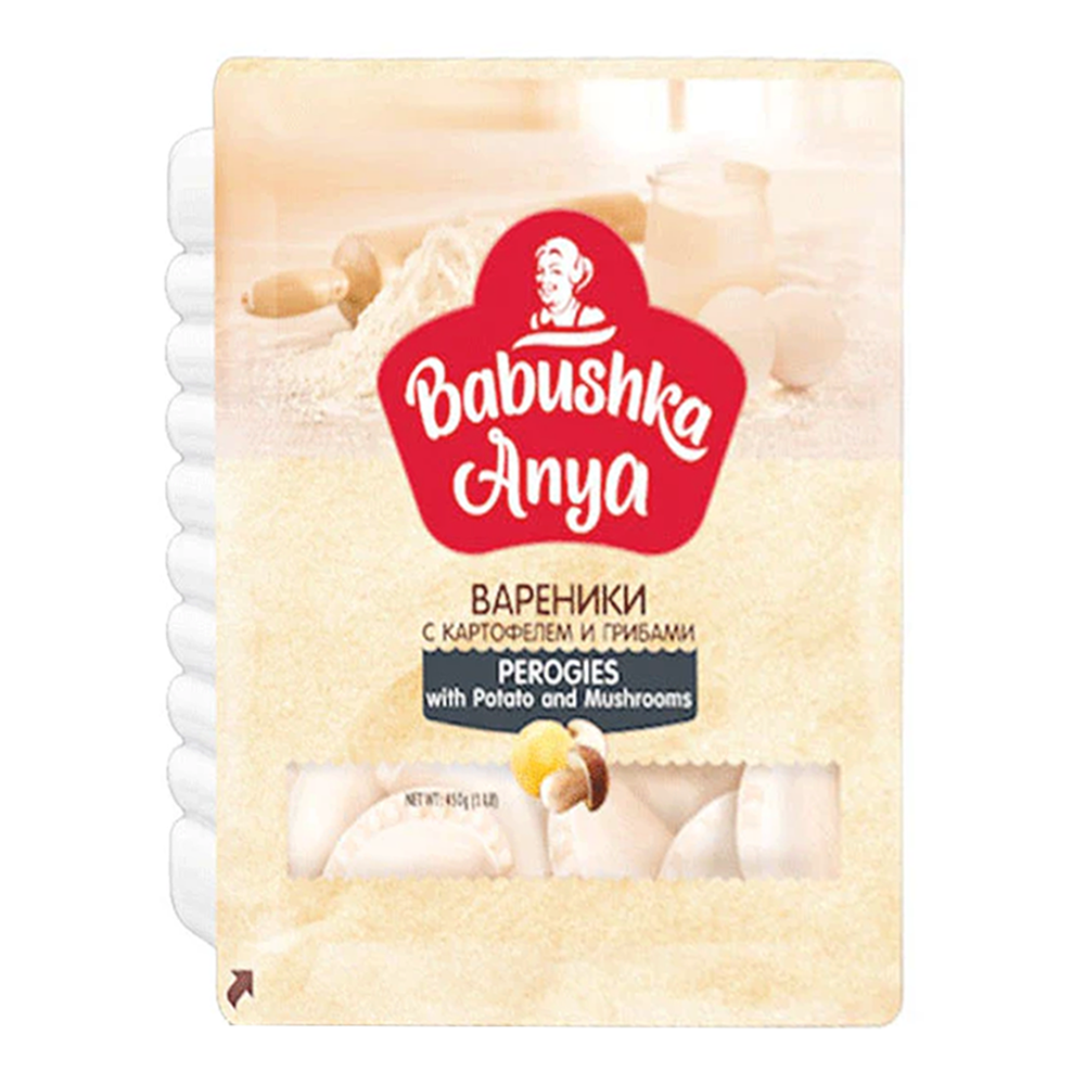 Вареники с картофелем и грибами – 15,87 унций (450 г)