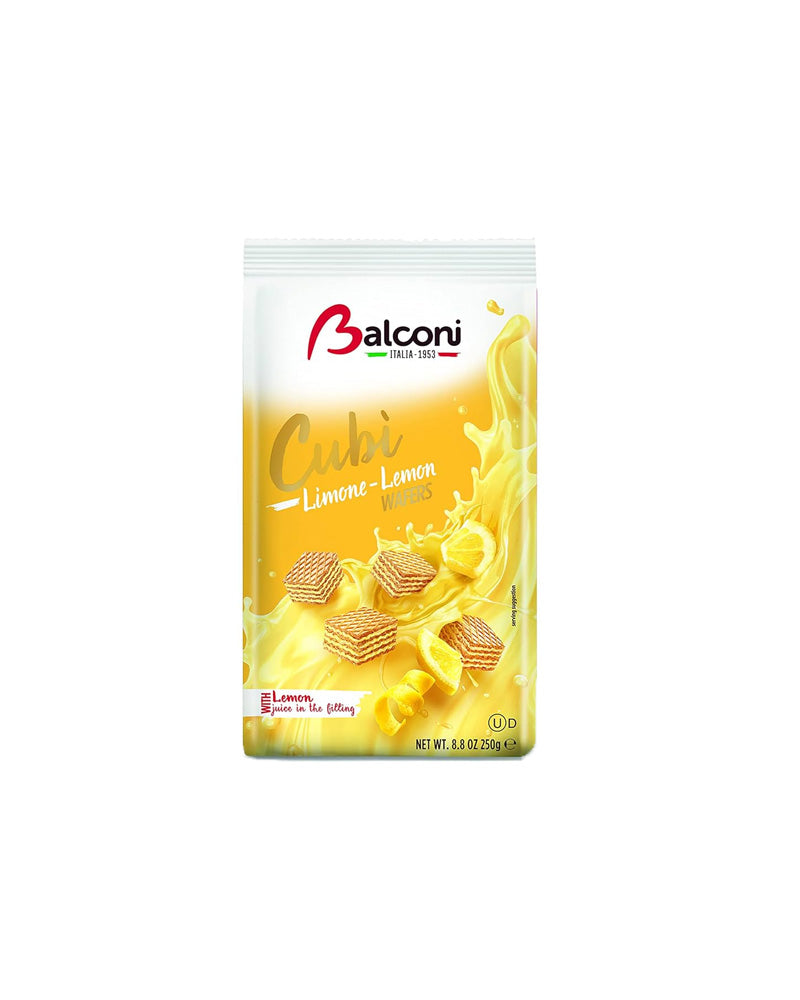 Balconi - Wafers Cubi Lemon 250gr