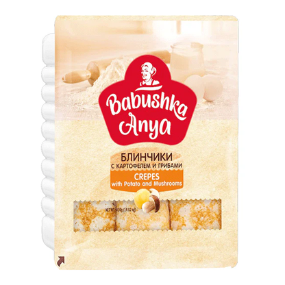 Блины с картофелем и грибами – 14,82 унции (420 г)