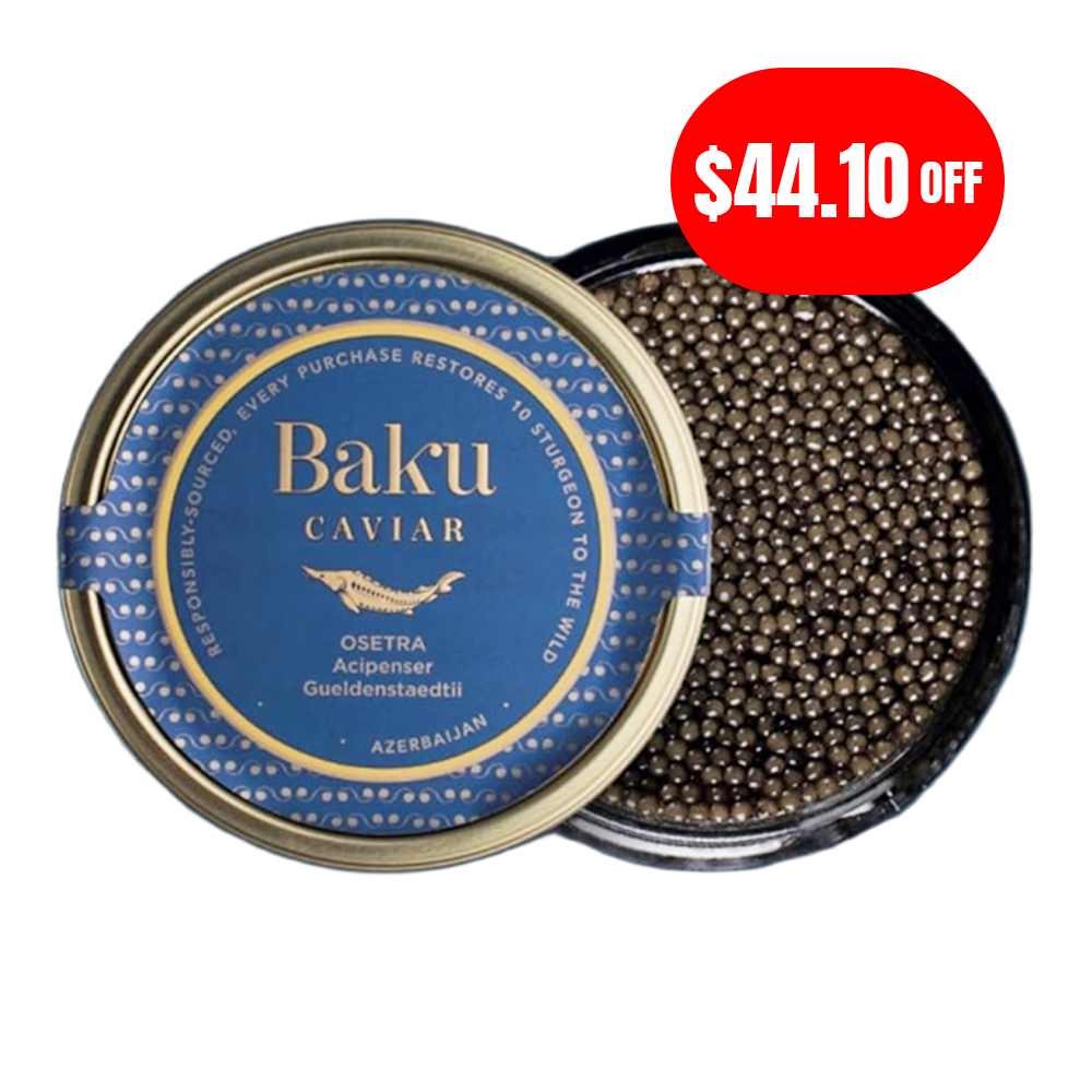 Black Caviar Osetra – Tin – 1.76 oz (50 gr)
