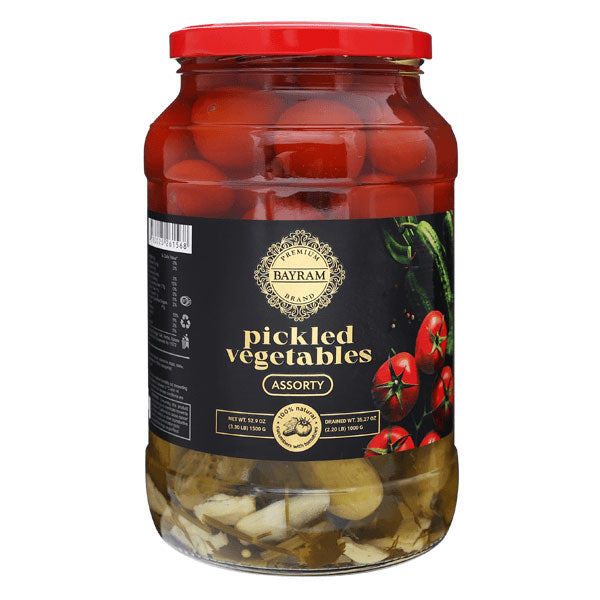 Маринованные огурцы и помидоры – 2,2 фунта (1,0 кг)