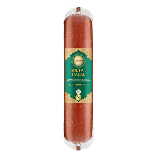 Bayram Halal Salami Halal Sultan –  Chunk –  approx 1lb