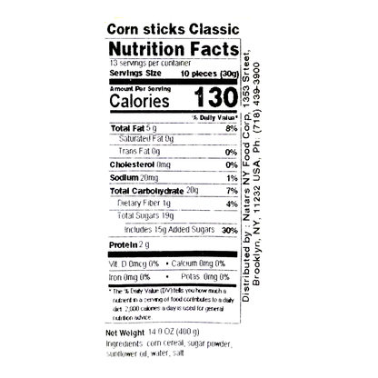 Corn Sticks Bimbo with Sugar – Pack – 6.17 oz (175 gr)
