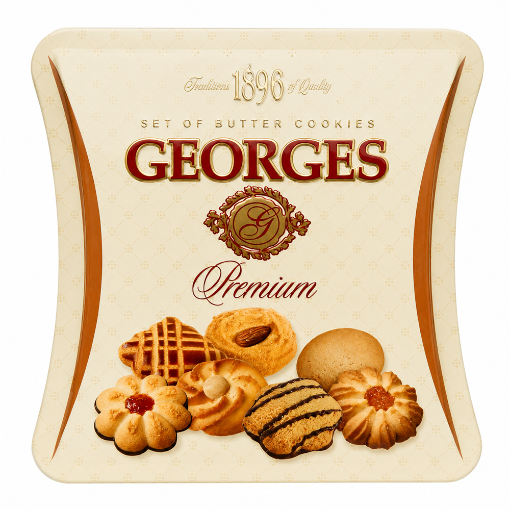 Набір асорті печива Georges Premium – 12,35 унції (350 г)