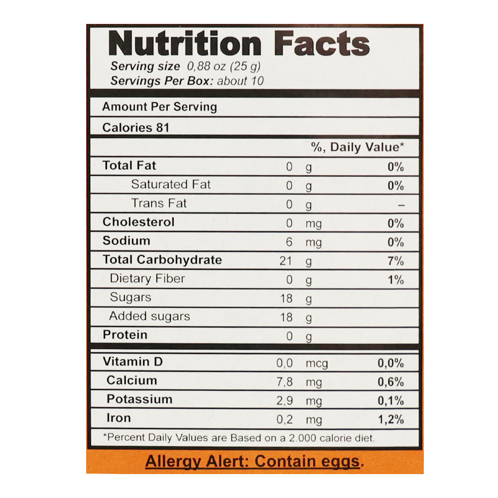 Бисквитный шоколад Долька мармелада апельсин и лимон – 9,35 унций (265 г)