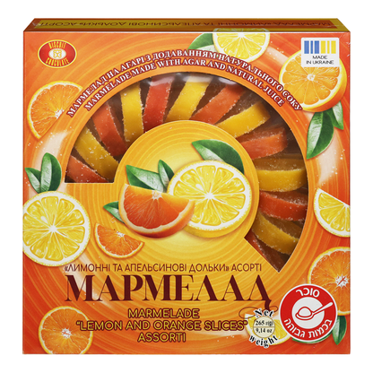 Marmalade Slice Orange and Lemon – 9.35 oz (265gr)