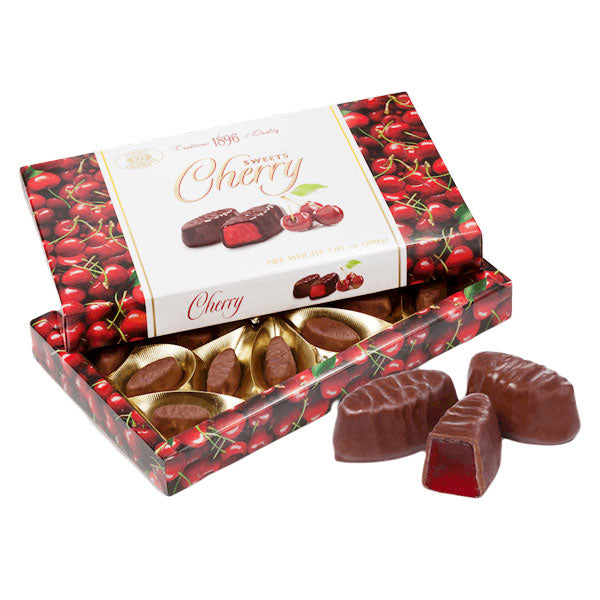 Candy Gift Box Cherry in Choco – 7.05 oz (200gr)