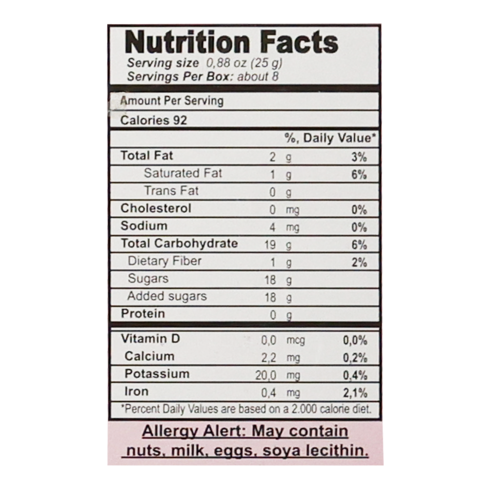 Candy Gift Box Cherry in Choco – 7.05 oz (200gr)