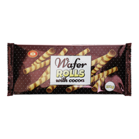 Wafer Rolls – With Cocoa – 154 gr