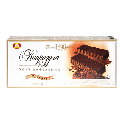 Вафельный торт «Каприз» с шоколадом – 7,41 унции (210 г)