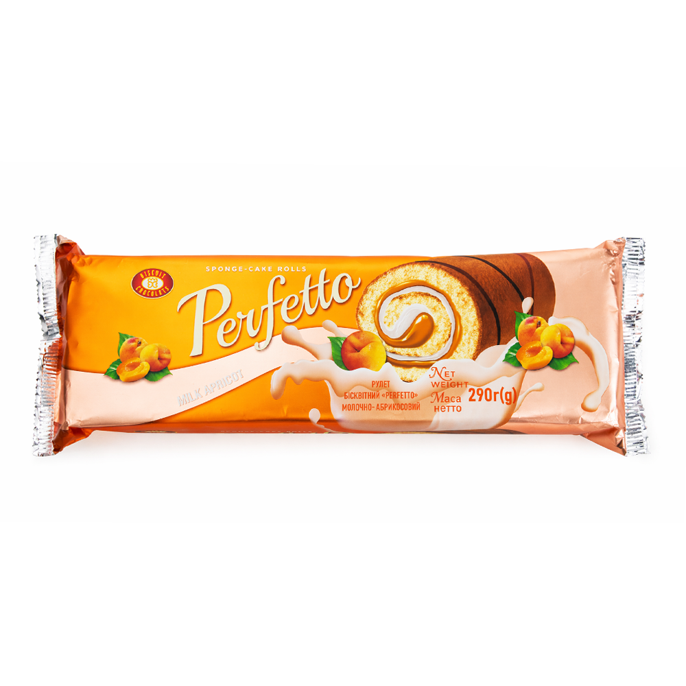 Biscuit Rolls Perfetto Cream and Apricot – 10.23 oz (290gr)
