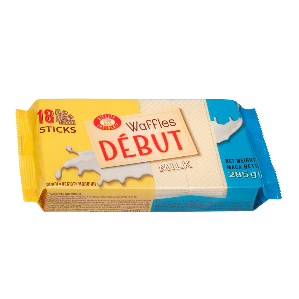 Wafers Debut with Milk – 10.05 oz (285 gr)