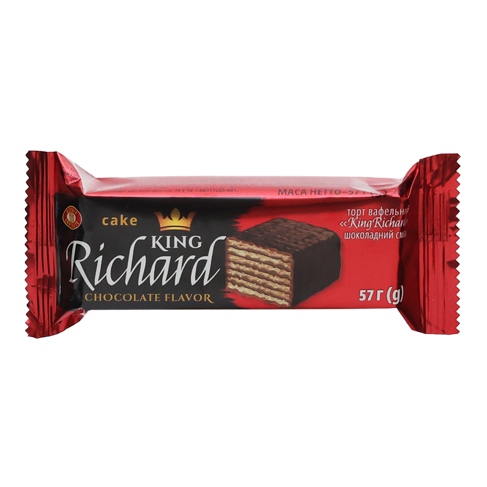 Wafers King Richard with Chocolate – 2.01 oz (57gr)