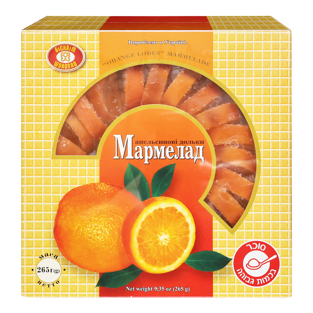 Бисквитный шоколад Долька апельсинового мармелада – 9,35 унций (265 г)