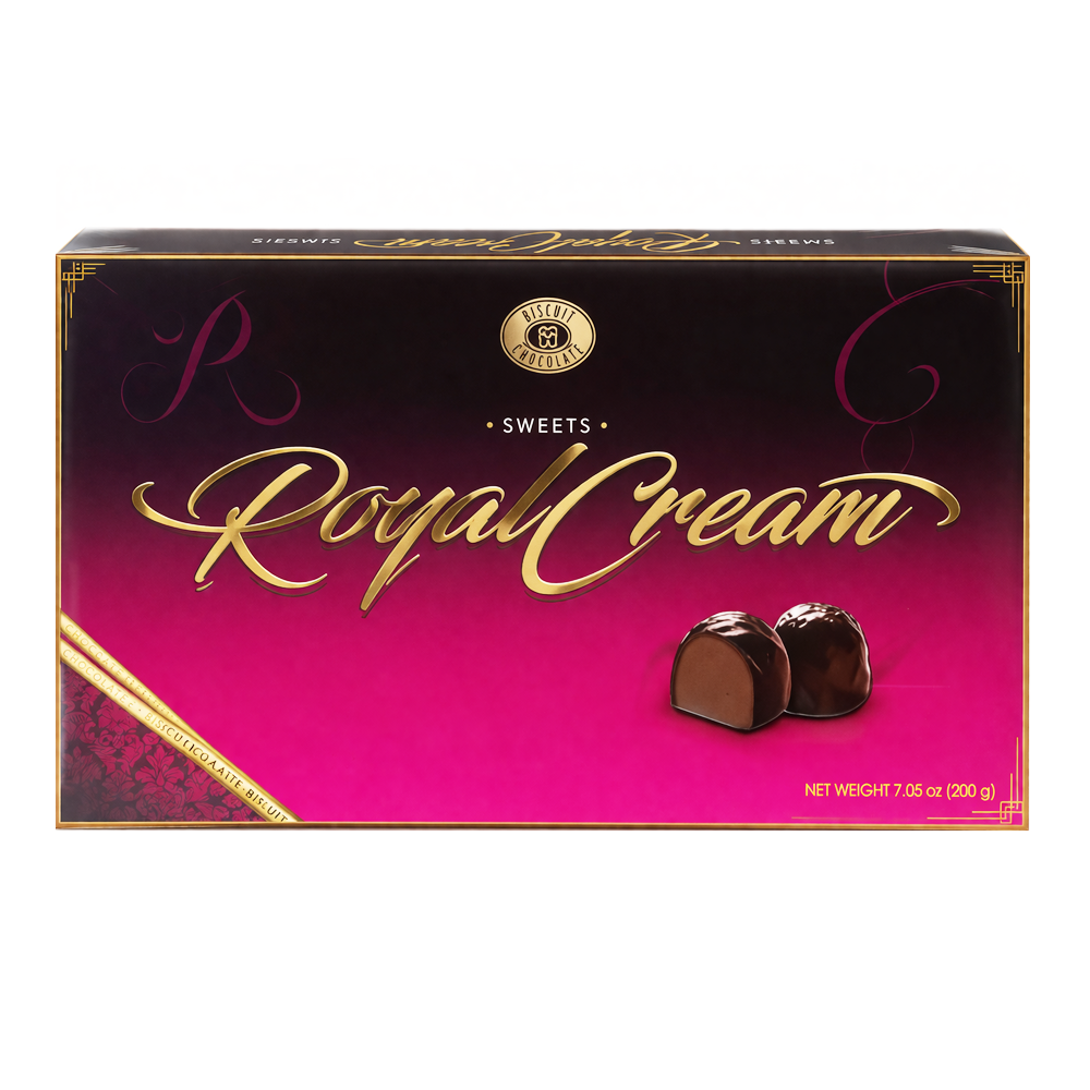Candy Gift-Box Royal Cream – With Chocolate – 200 gr