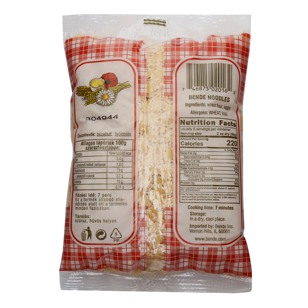 Bende Noodles Strawberry Leaf – 8.82 oz (250gr)