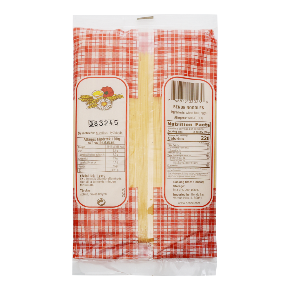 Bende Noodles Extra Fine – 8.82 oz (250gr)