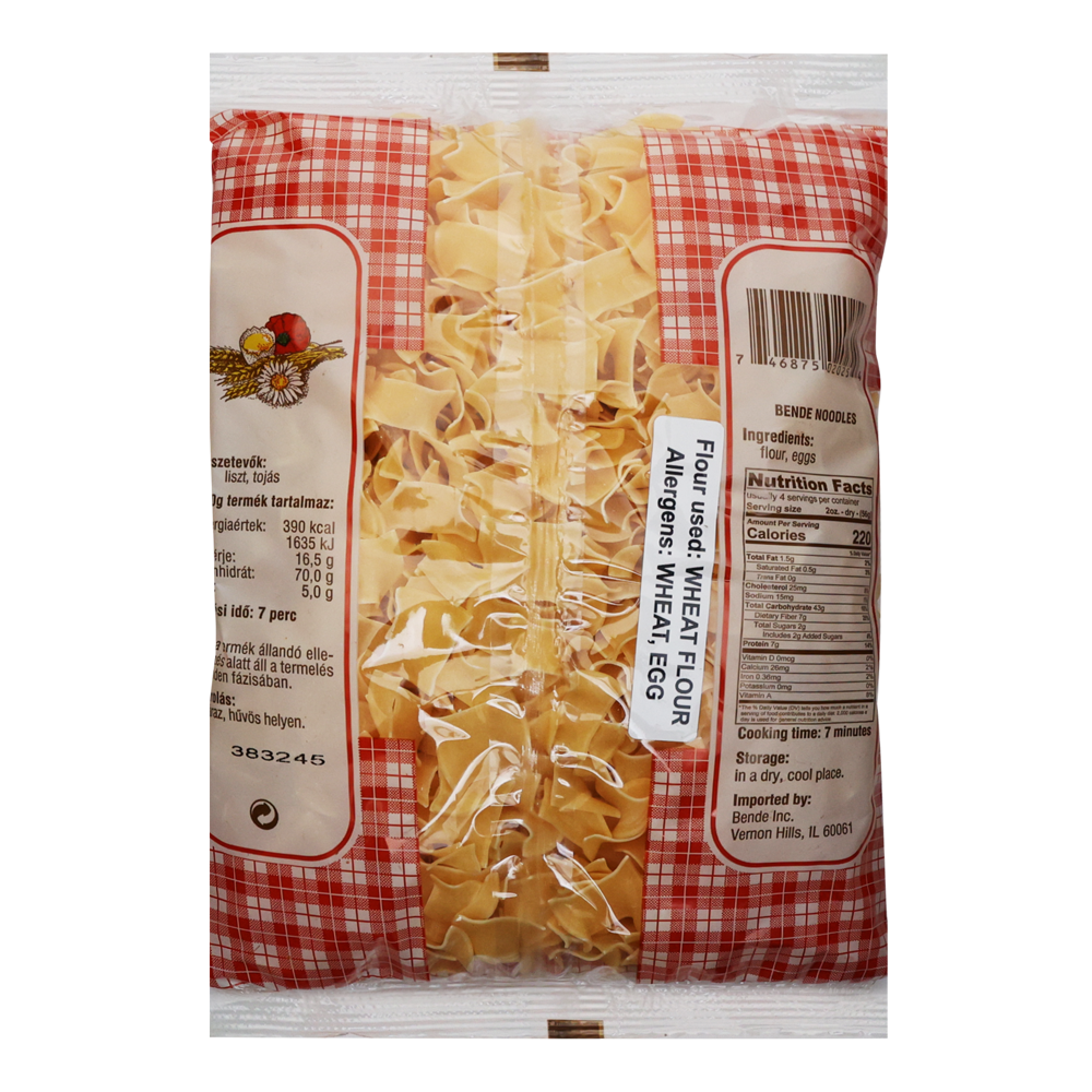 Bende Noodles Large Square – 8.82 oz (250gr)